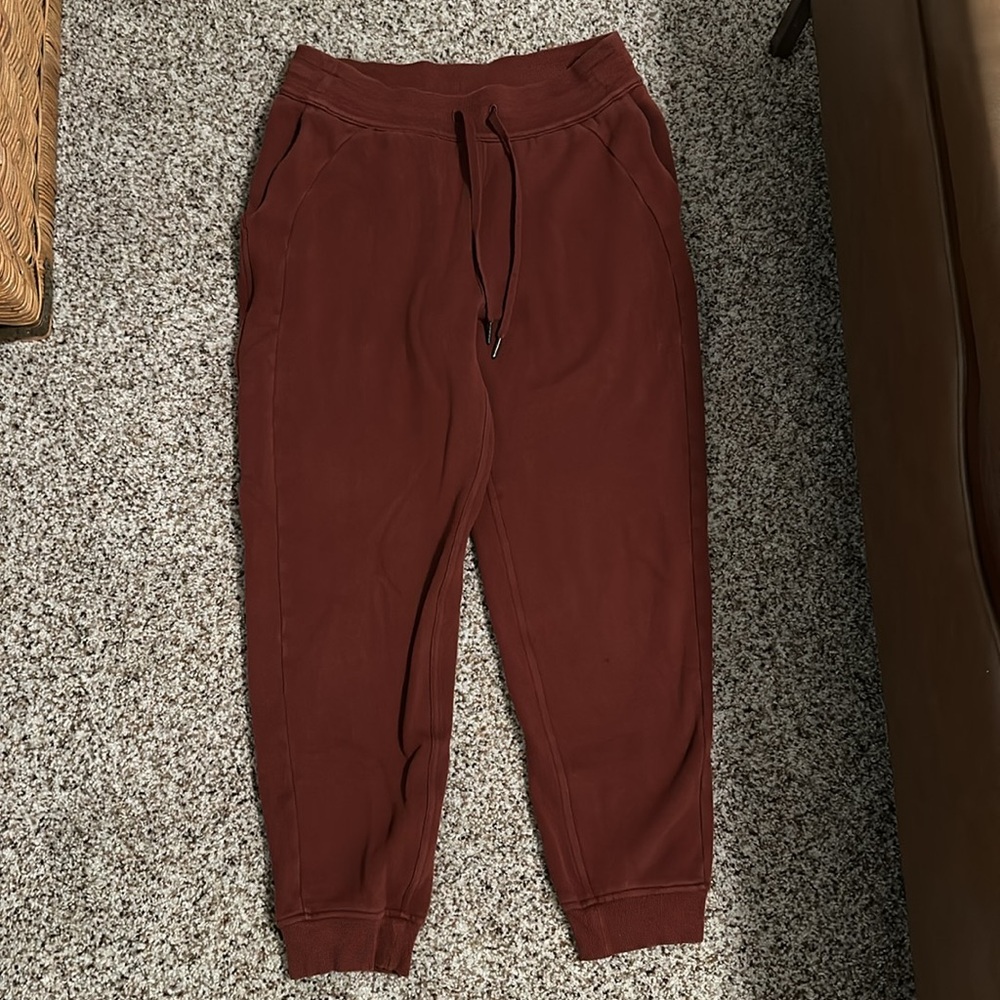 Date brown scuba high rise lululemon jogger full length